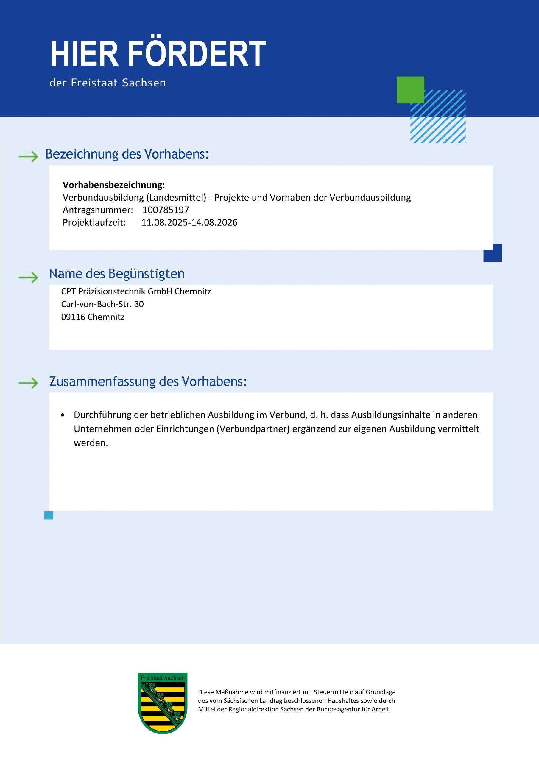 DURCHFÜHRUNG DER BETRIEBLICHEN AUSBILDUNG IM VERBUND